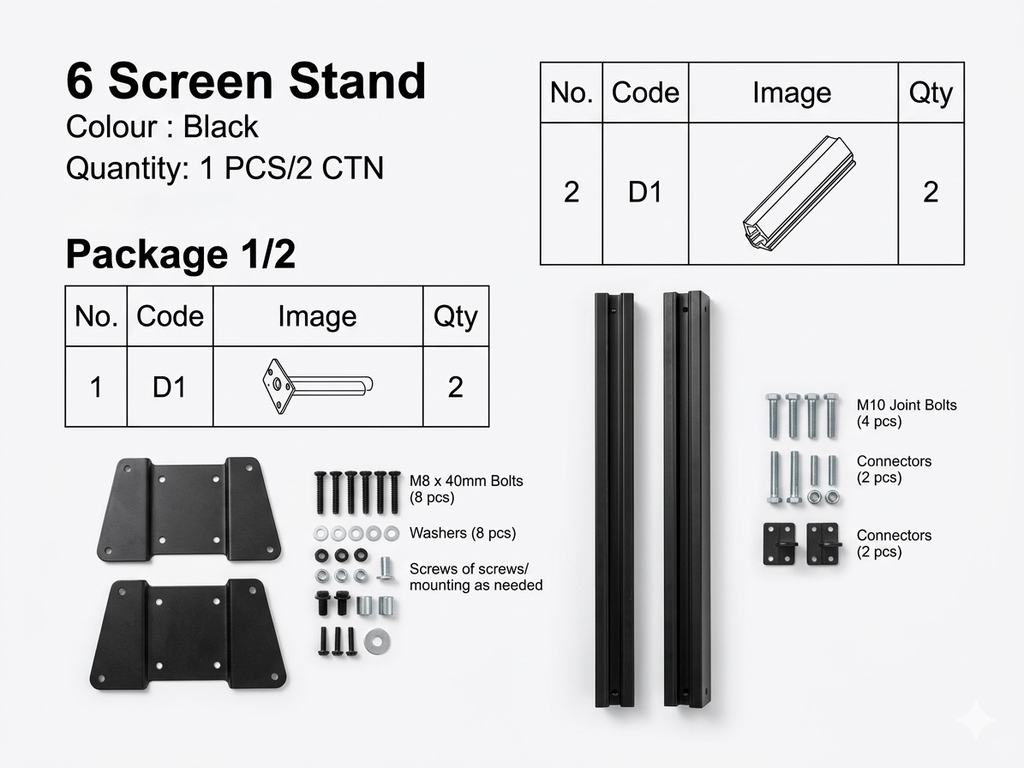 Package 1 of 2 – Stand for The Journey (12-Unit System)