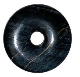 Blue Tiger Eye 40mm Medallion