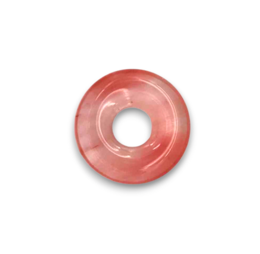 Cherry Quartz 18mm Medallion