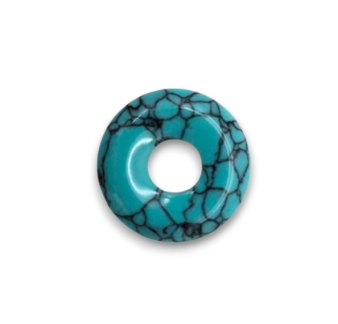 Turquoise 18mm Medallion