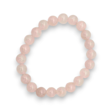 Rose Quartz 6mm Round Bracelet