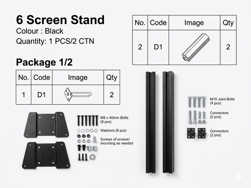 [TLS-Ali2026-050001-FS-3X4] Package 1 of 2 – Stand for The Journey (12-Unit System)