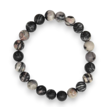[TLS-2026-054016-MJAS-BR-8MM] Matrix Jasper 8mm Round Bracelet